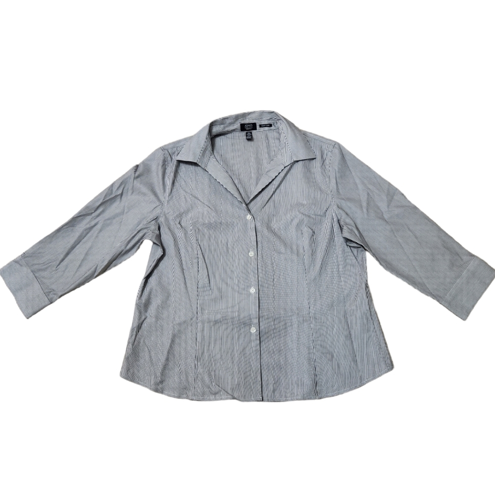 Jones New York Women's Button-Down Black/White